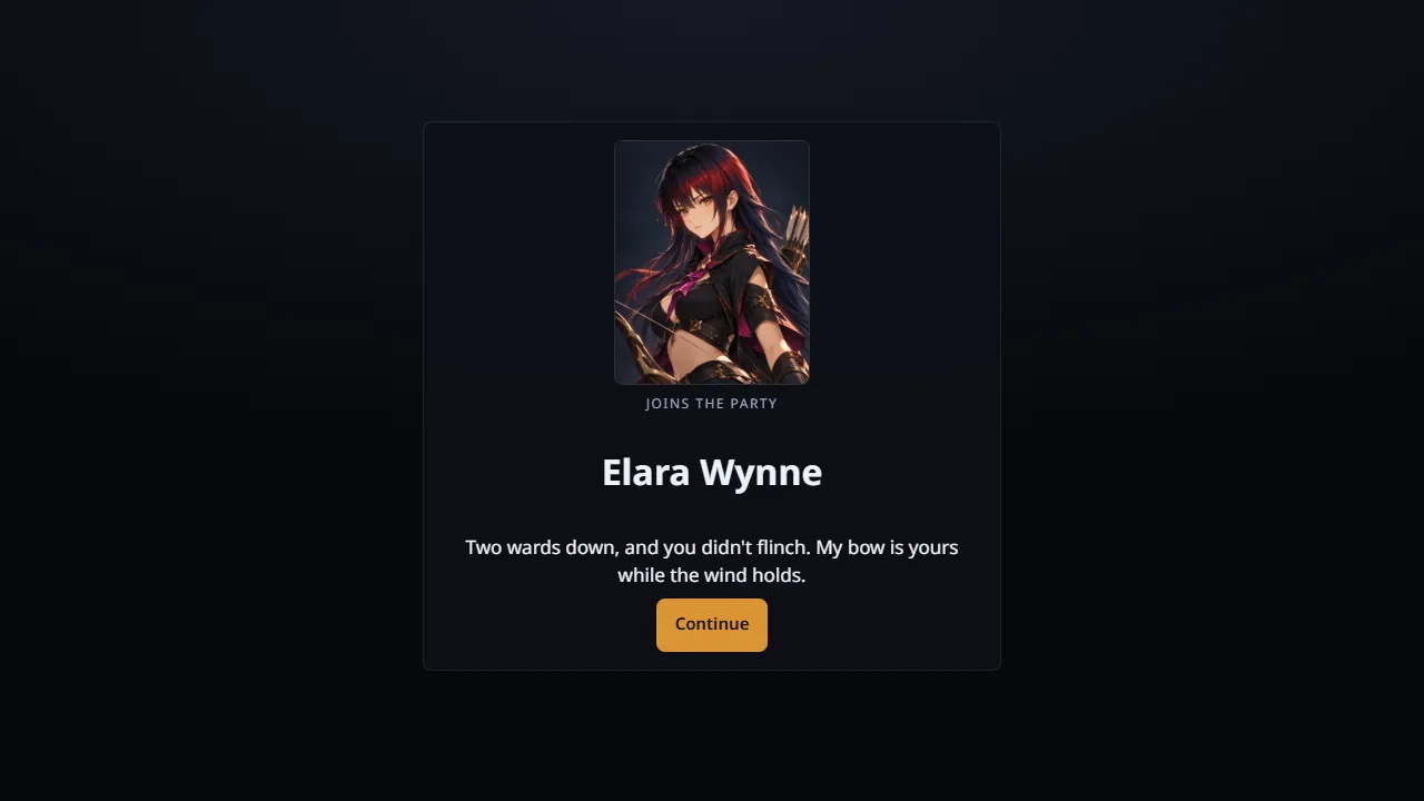 Elara Wynne joins the party